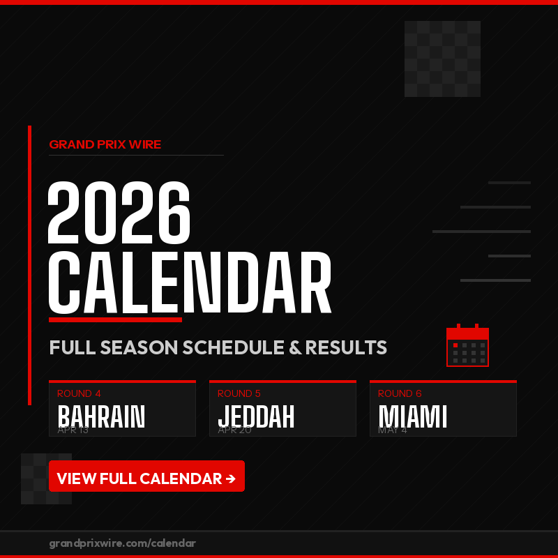 2026 F1 Calendar - Full Season Schedule